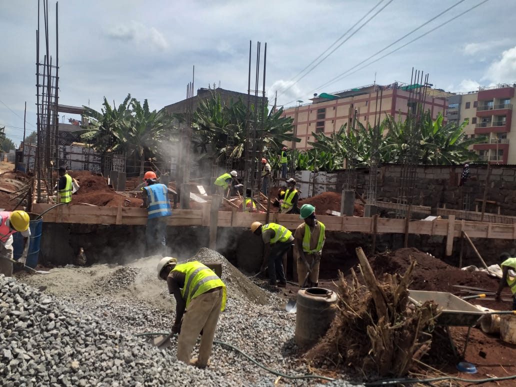 Foundation crew at work